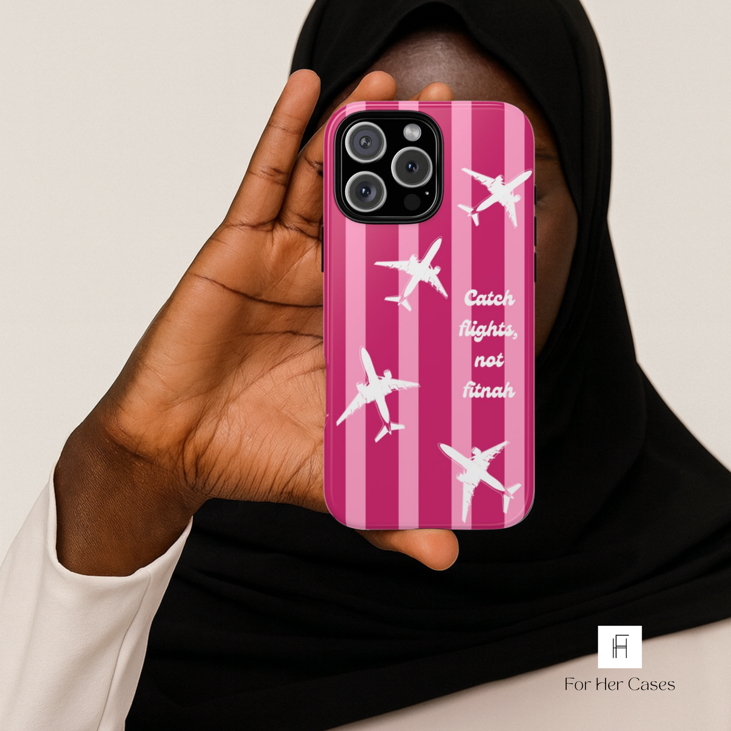 Catch Flights, Not Fitnah | Everyday Muslimah Phone Case