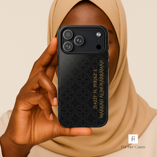 Makkah Coordinates Islamic Phone Case