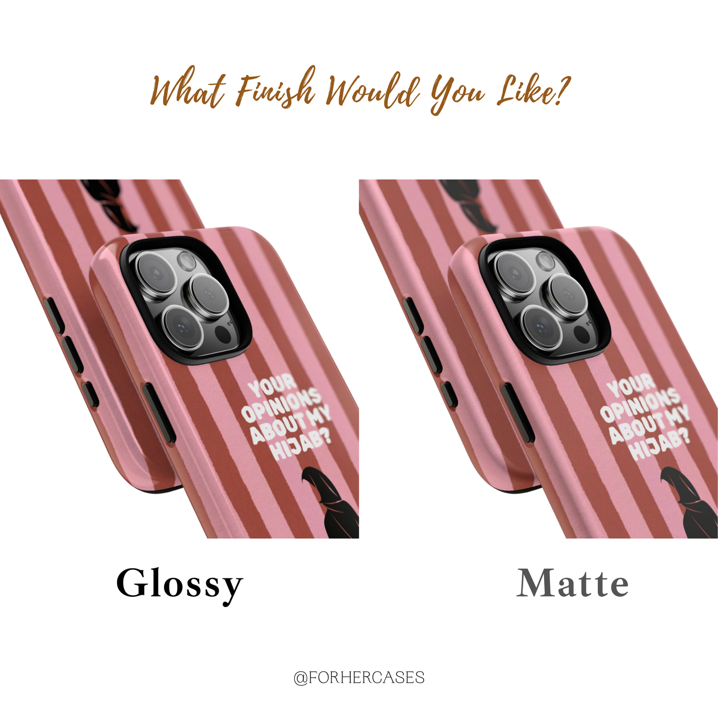 Your Opinions About My Hijab? Unsolicited. | Hijabi Phone Case