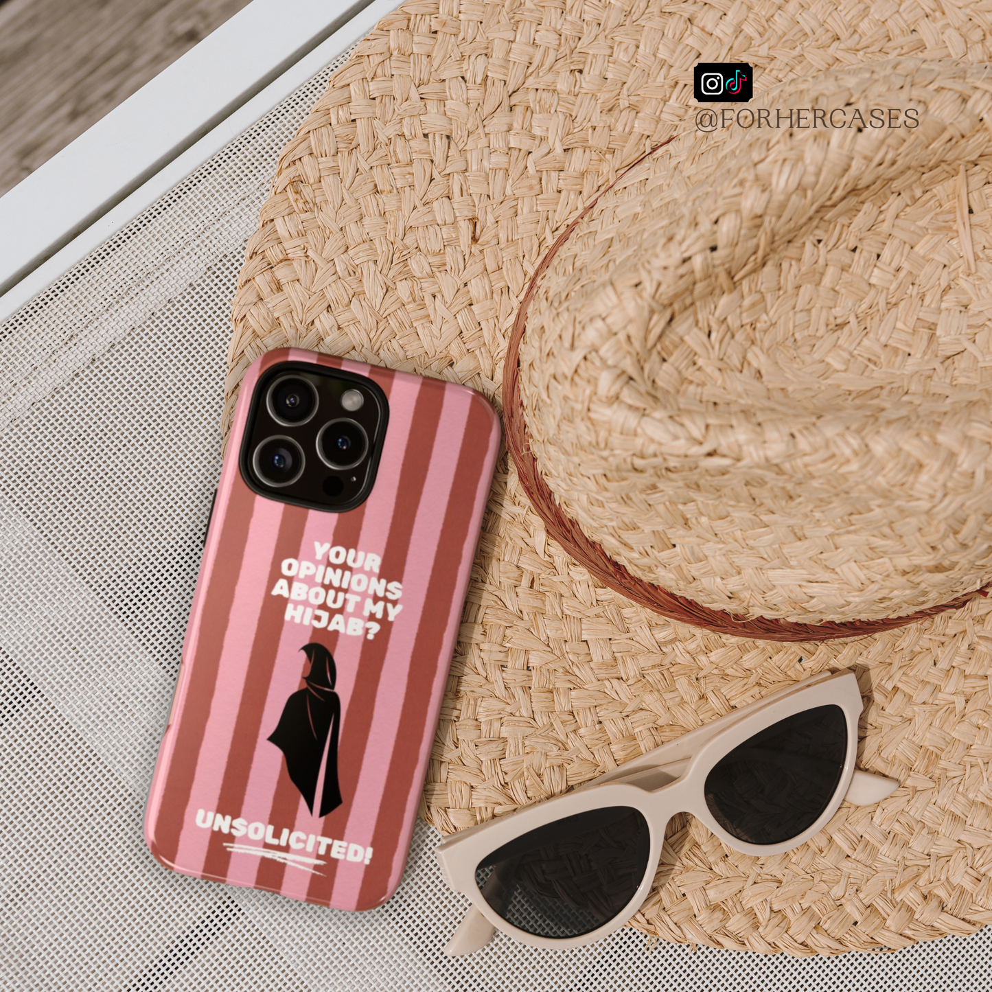 Your Opinions About My Hijab? Unsolicited. | Hijabi Phone Case