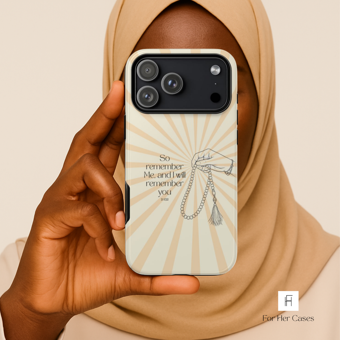 “So Remember Me” Quran Verse Islamic Phone Case