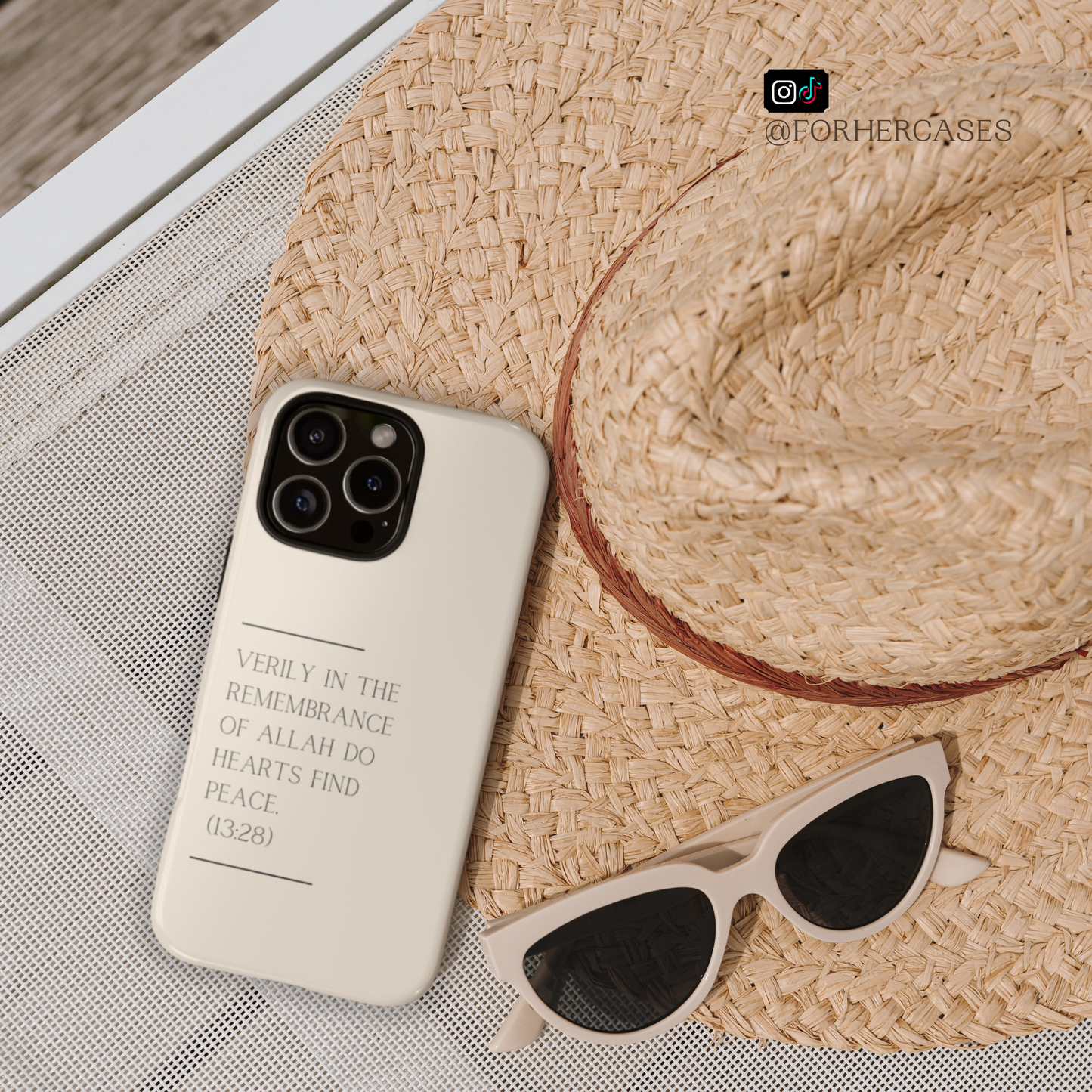 Hearts Find Peace | Islamic Phone Case