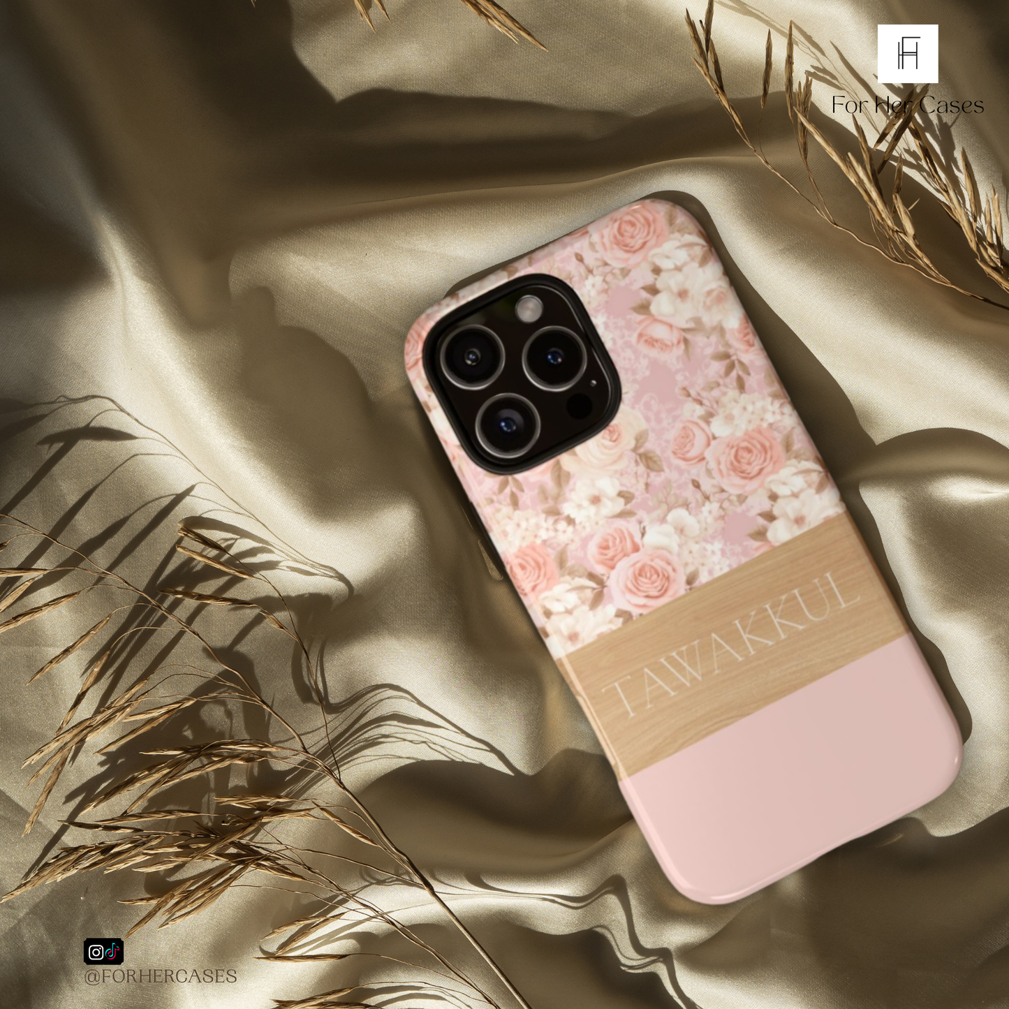 Tawakkul Floral Islamic Phone Case
