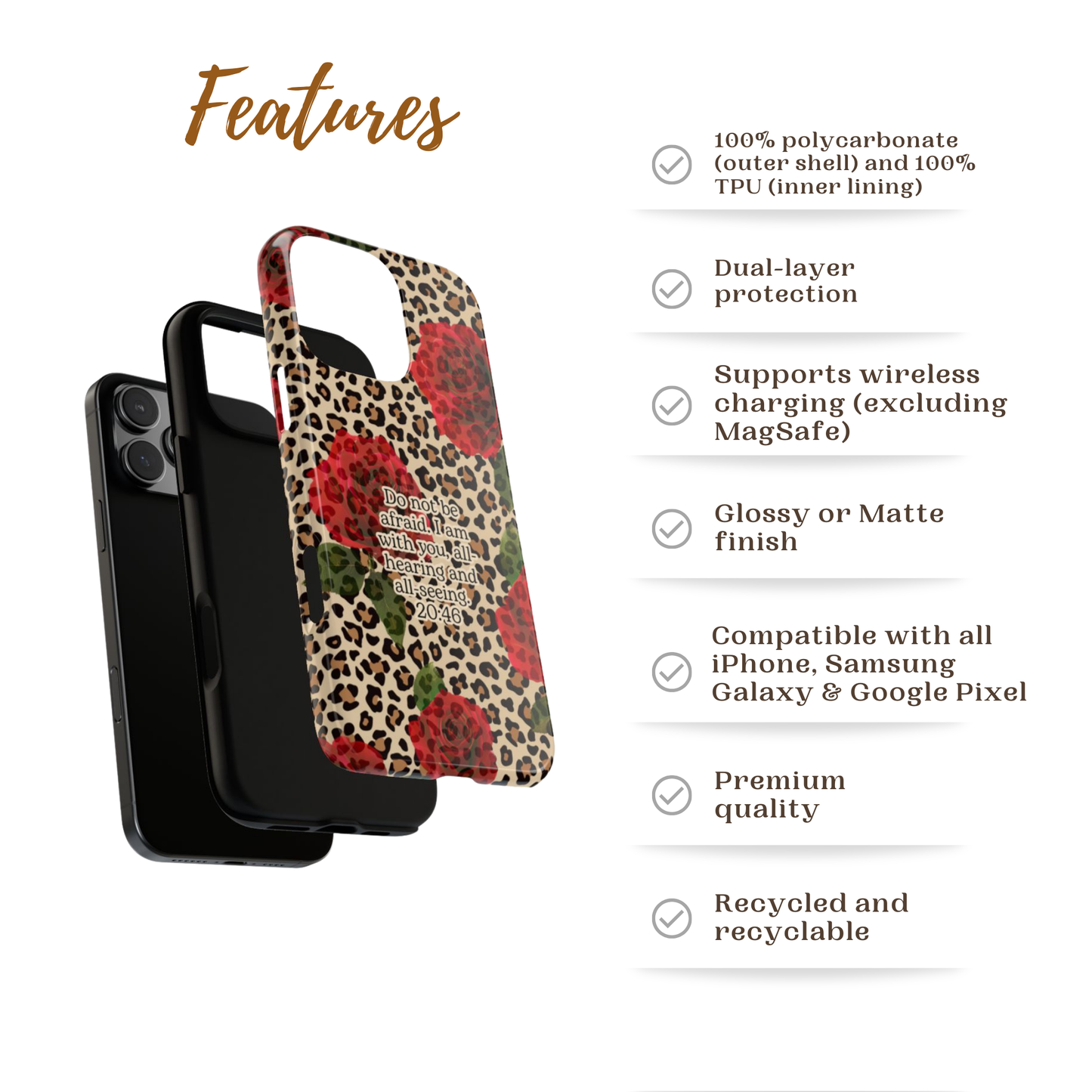 Do Not Be Afraid Qur’an Verse Phone Case