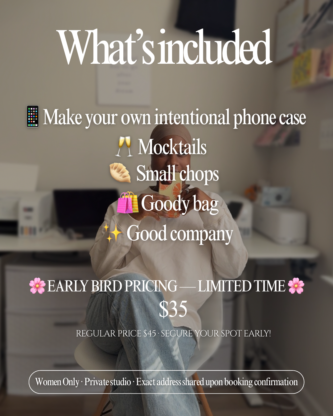 Cases & Mocktails | A Sister Circle Workshop Experience in the DMV